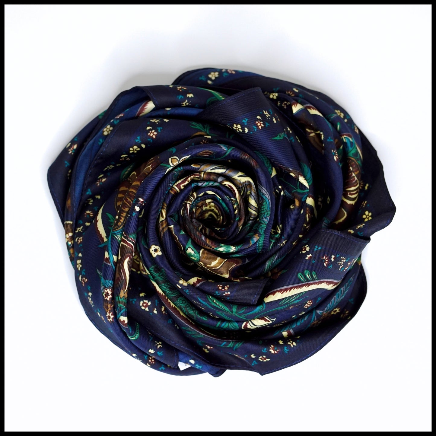 Paisley Print Satin Scarf - 1pc